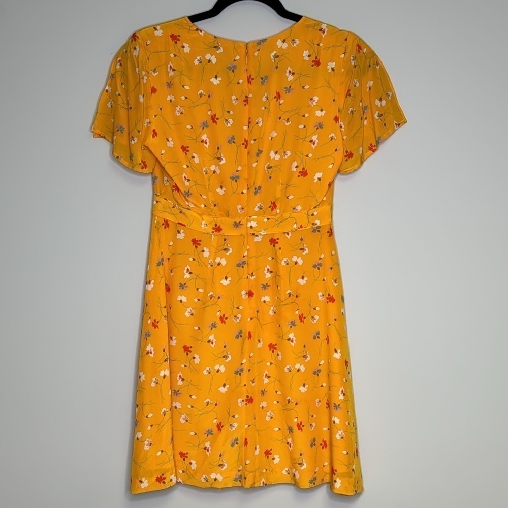 Madewell Silk Belladonna Dress in Painted Carnations 0 - Picture 6 of 8